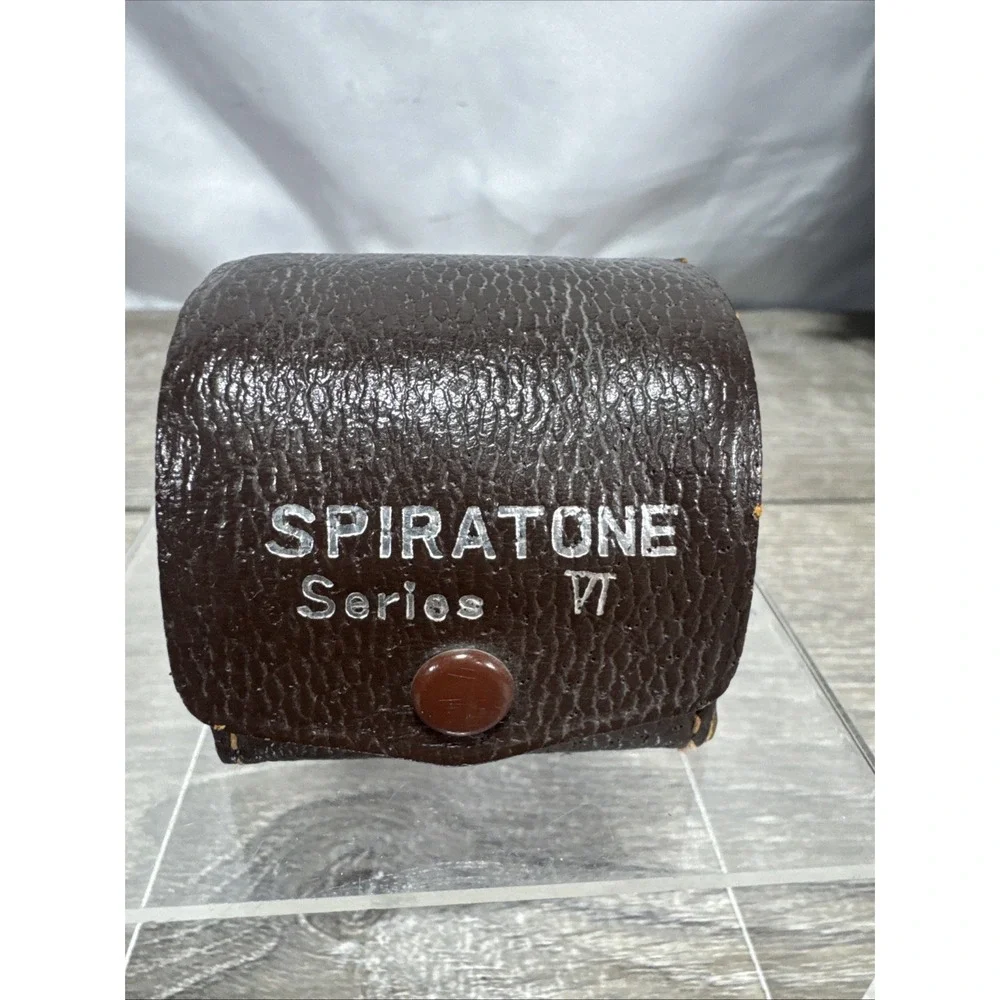 Vintage Spiratone SPIRALITE Series VI Lens 6 Filters, Original Leather Case